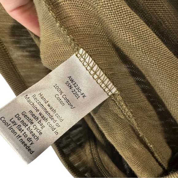 ATM ANTHONY THOMAS MELILLO Slub cotton-jersey jumpsuit Green Medium M Sleeveless - Picture 10 of 10